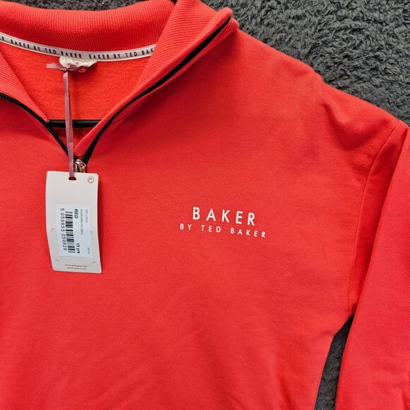 Baker By Ted Baker Sweater Dress Size 13yrs Long Sleeve Zip - Picture 2 of 9